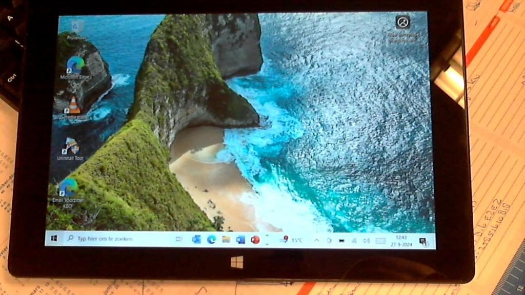 Tekoop: Windows tablet 10 inch, Computers en Software, Windows Tablets, Zo goed als nieuw, Wi-Fi, 10 inch, 32 GB, Uitbreidbaar geheugen