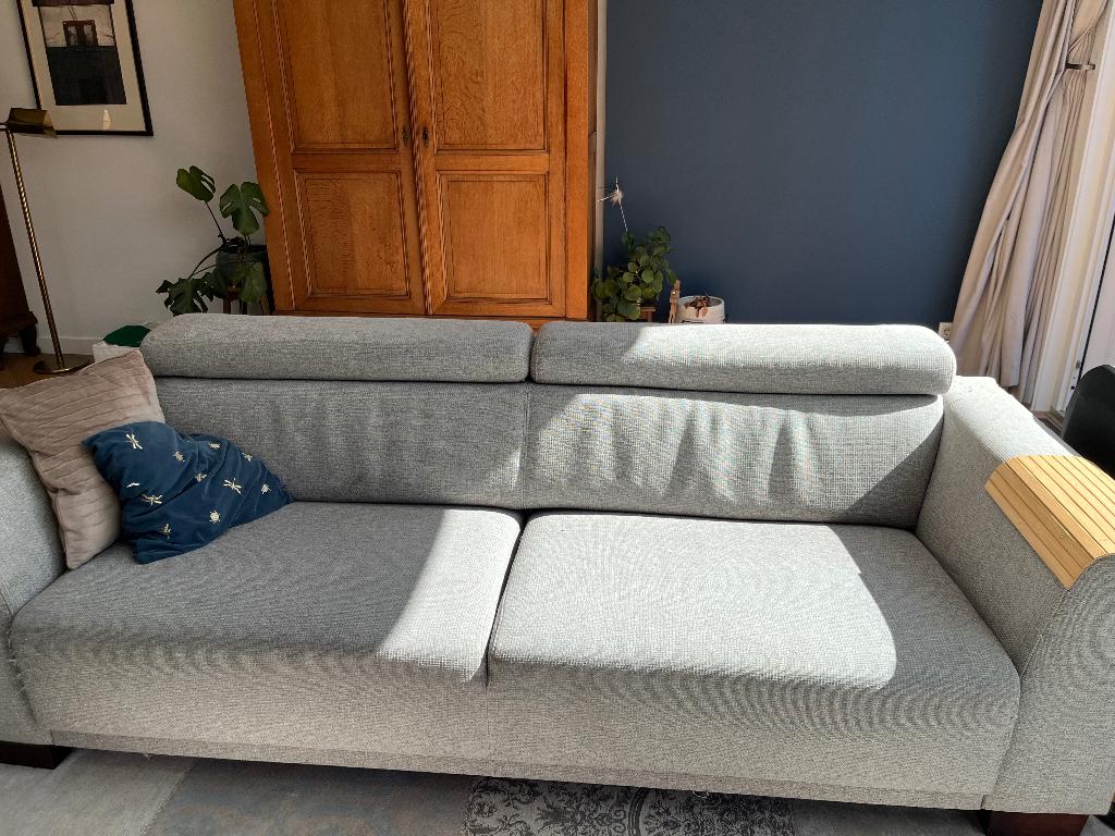 Montel Bankstel 2 en 3 zitter, Huis en Inrichting, Banken | Bankstellen, Ophalen, Gebruikt, 75 tot 100 cm, Rechte bank