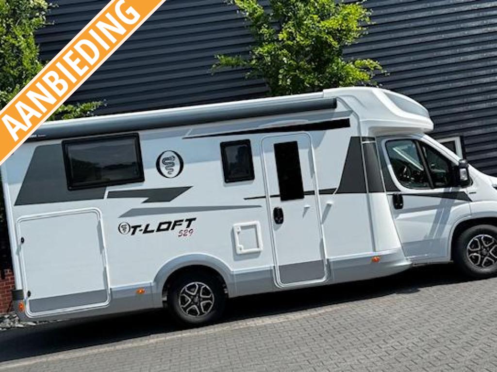 Elnagh T-Loft 529 160 PK 9-traps Automaat, Caravans en Kamperen, Campers, Luifel, Fiat, Bedrijf, Diesel