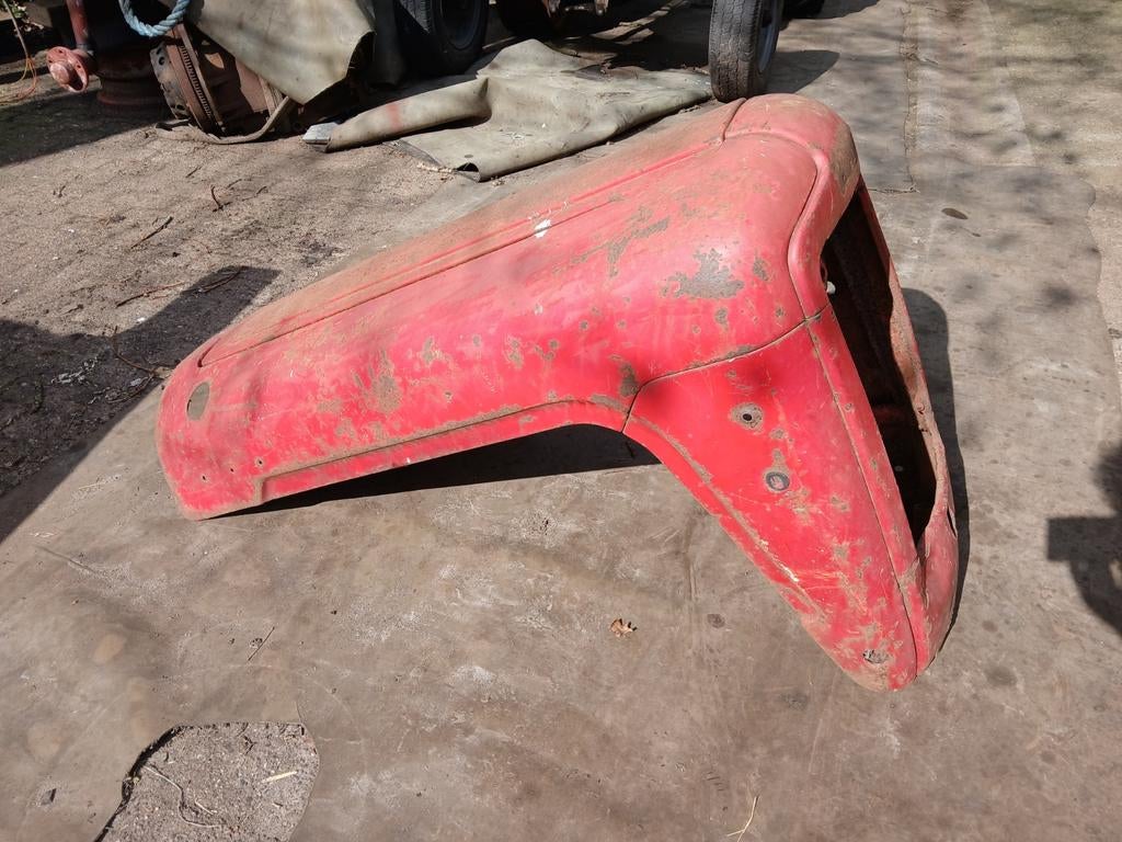 Massey ferguson 35 motorkap, Ophalen, Voor, Motorkap