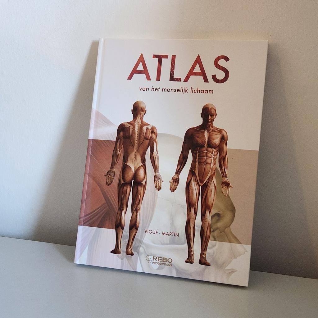 Atlas van het menselijk lichaam boek met 2 dvd's, Ophalen of Verzenden, Zo goed als nieuw, Vigue martin, Natuurwetenschap