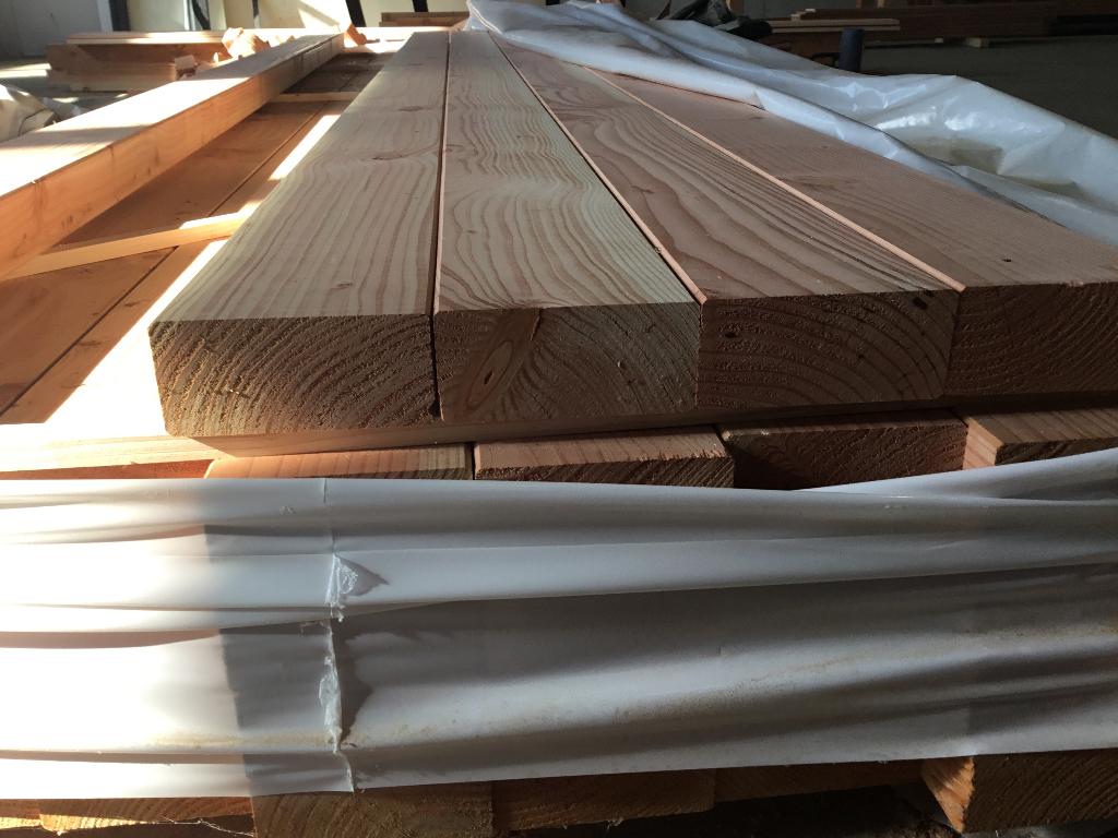 Te koop douglas balken 65 x145, Ophalen of Verzenden, Nieuw, 250 cm of meer, Balken