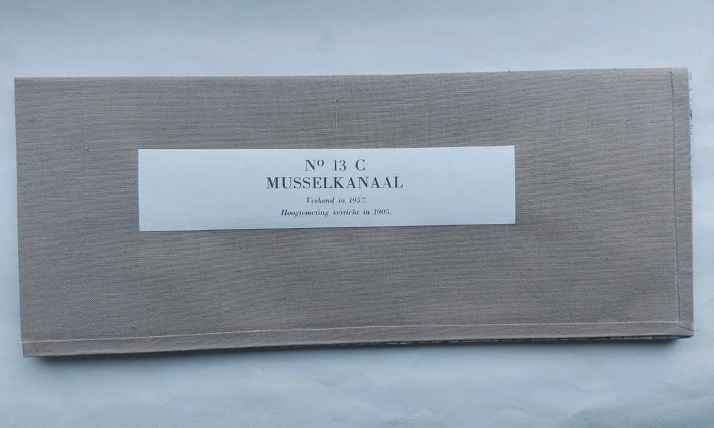 13C stafkaart uit 1959 Musselkanaal Ontswedde Nieuw Buinen, Staat der Nederlanden, Ophalen of Verzenden, 1800 tot 2000, Nederland
