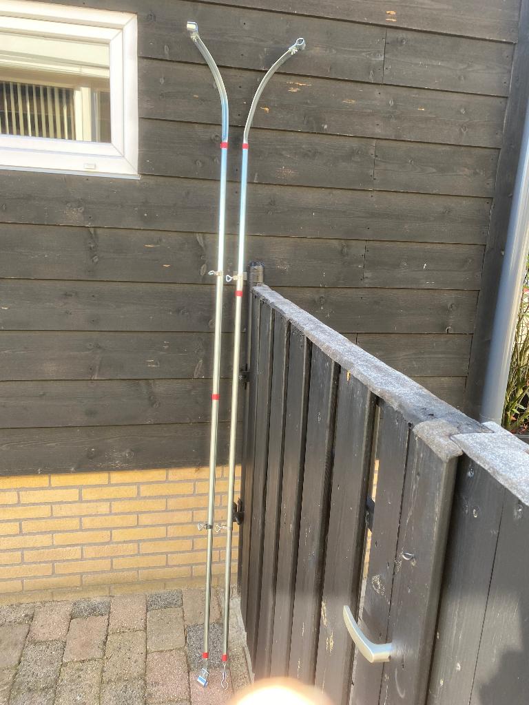 Te koop veranda en boogstokken, Caravans en Kamperen, Ophalen, Gebruikt