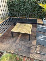 Tuinrafeltje, Tuin en Terras, Tuintafels, Ophalen, Gebruikt, Vierkant, Hout