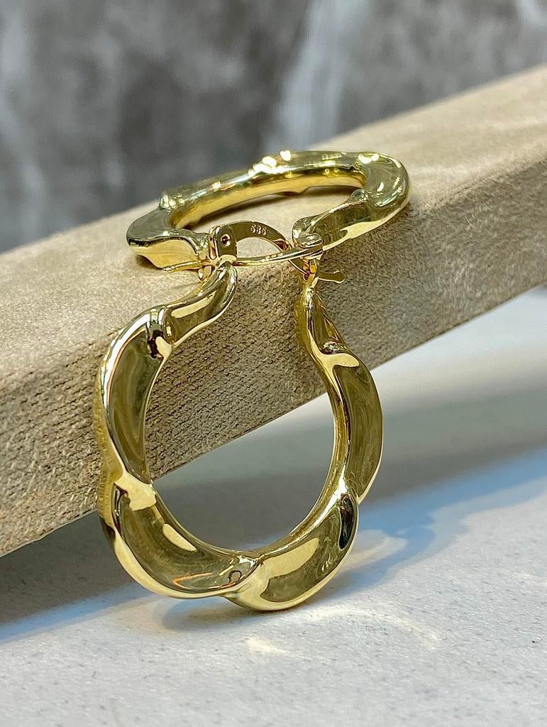 14k Gouden Oorbellen, Ophalen of Verzenden, Nieuw, Goud, Goud