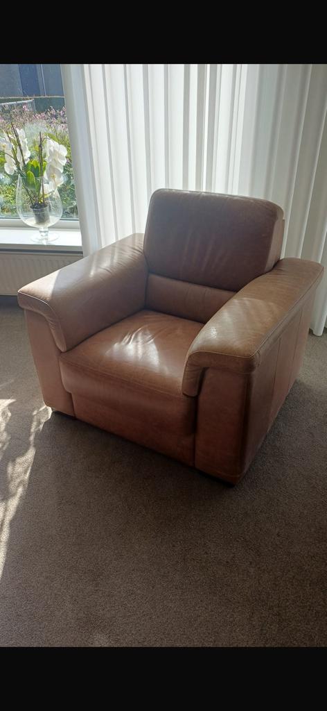 Bank + 2 stoelen + salontafel, Ophalen of Verzenden, Zo goed als nieuw, 75 tot 100 cm, Tweepersoons