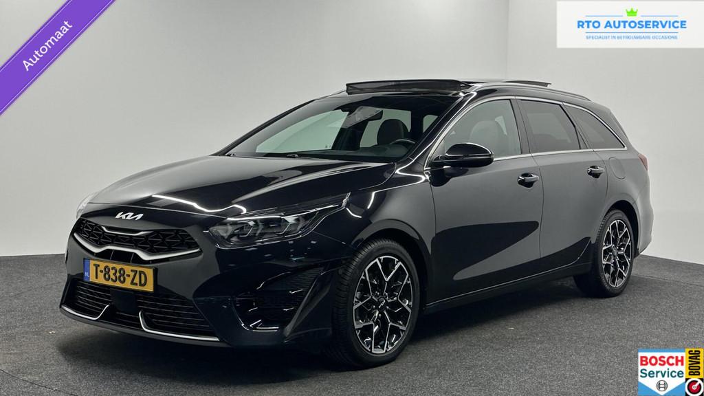 Kia Ceed Sportswagon 1.5 T-GDi GT-Line PANO CARPLAY NAVI ADA, Gebruikt, 4 cilinders, Met garantie (alle), Zwart
