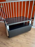 Tv-meubel Leolux zwart, Ophalen, Zo goed als nieuw, 25 tot 50 cm, Minder dan 100 cm