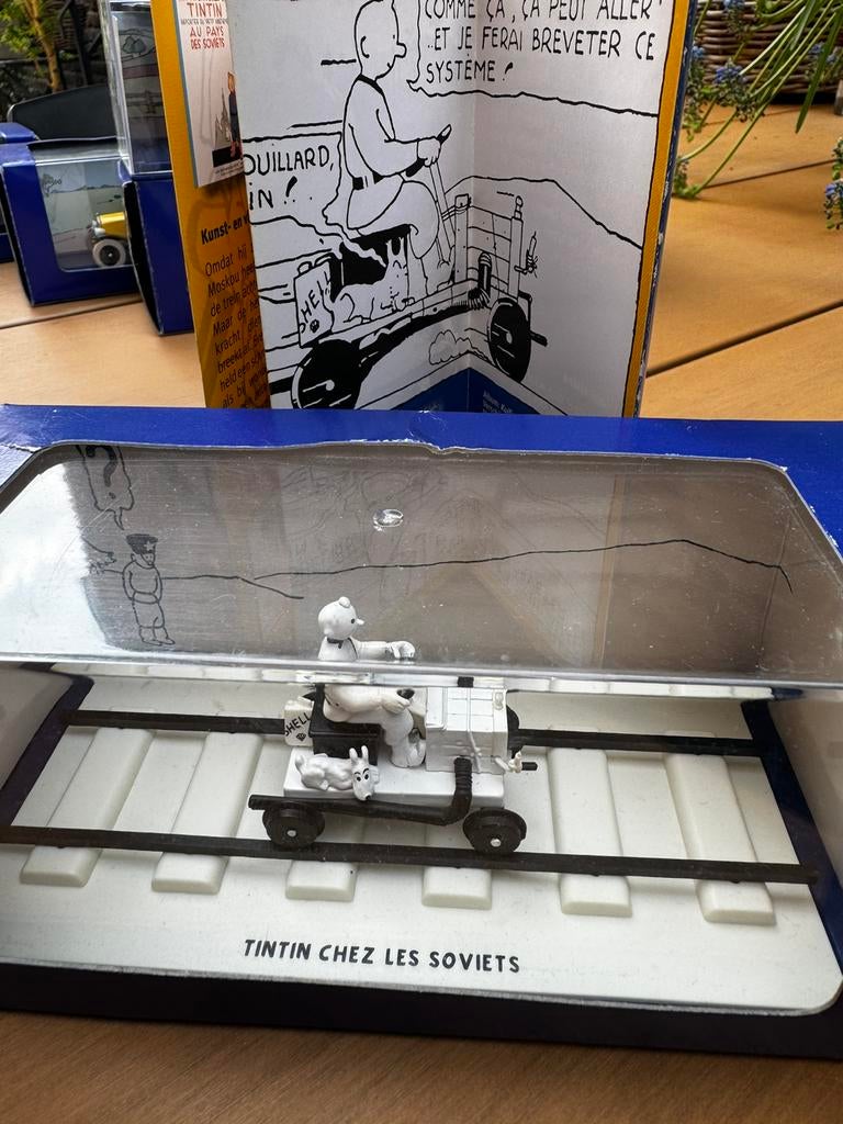Kuifje auto 1:43 de draisine uit K in het land v d sovjets, Ophalen of Verzenden, Kuifje, Zo goed als nieuw, Beeldje of Figuurtje