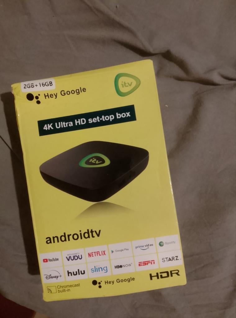 Android TV 4K Ultra HD Set-top Box met Hey Google, Ophalen of Verzenden, Nieuw, HDMI, Minder dan 500 GB