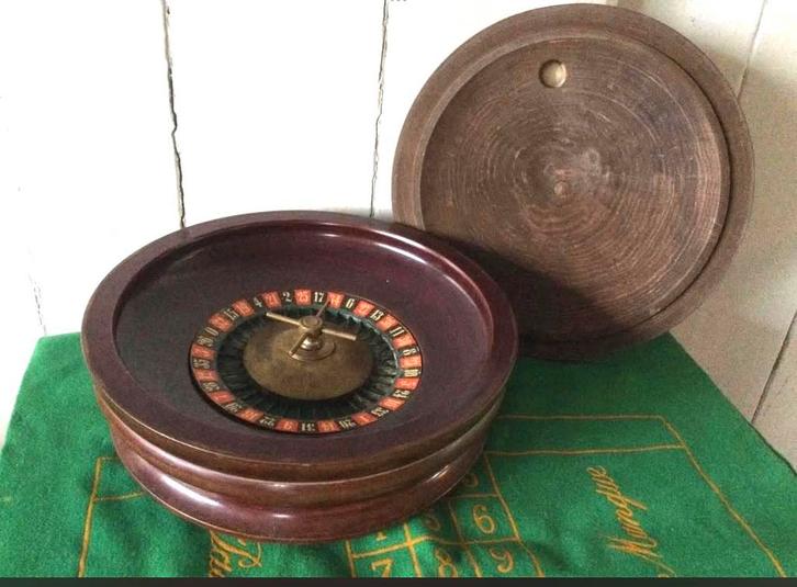 Mooi oud Roulette spel, Antiek en Kunst, Curiosa en Brocante, Ophalen of Verzenden