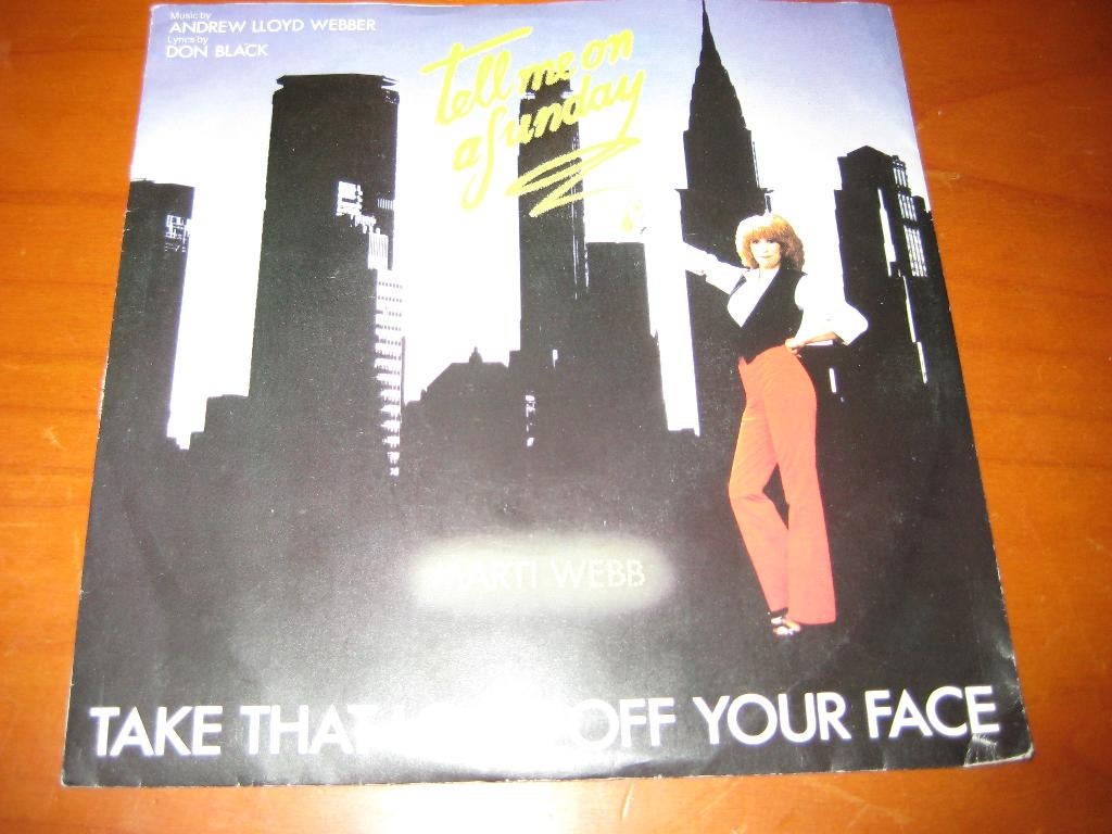Marti Webb: Take that look off your face, Ophalen of Verzenden, Zo goed als nieuw, Pop, Single