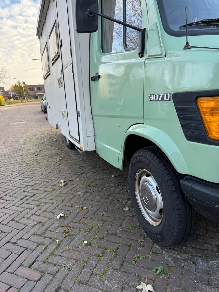 Mercedes 307D Alkoof Camper, Chemisch toilet, Alkoof, Mercedes-Benz, Diesel