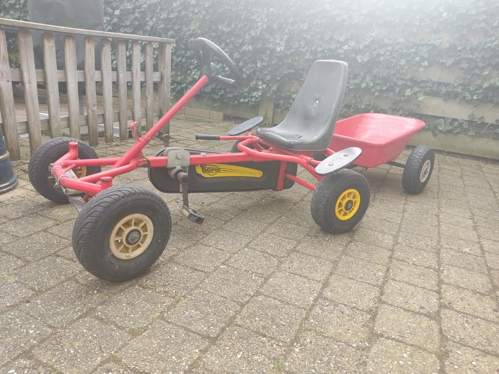 Berg skelter met aanhanger, Kinderen en Baby's, Speelgoed | Buiten | Skelters, Ophalen