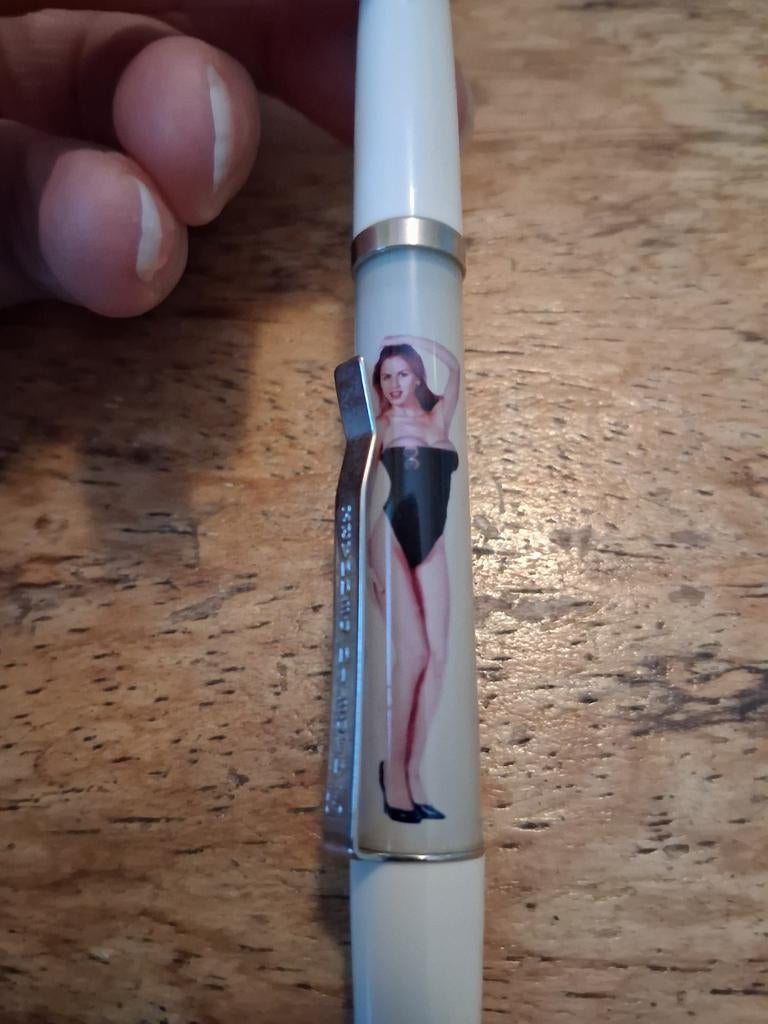 Vintage Floaty pen Pin-up Girls balpen., Verzamelen, Ophalen of Verzenden