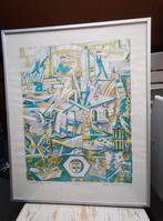 Litho 150 jaar Van Dijk Meppel - gesigneerd 1989, Antiek en Kunst, Kunst | Litho's en Zeefdrukken, Ophalen of Verzenden