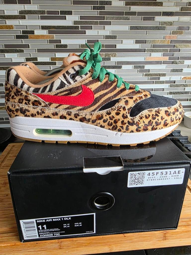 Nike Air Max 1 Atmos maat 45, Ophalen of Verzenden, Zo goed als nieuw, Overige kleuren