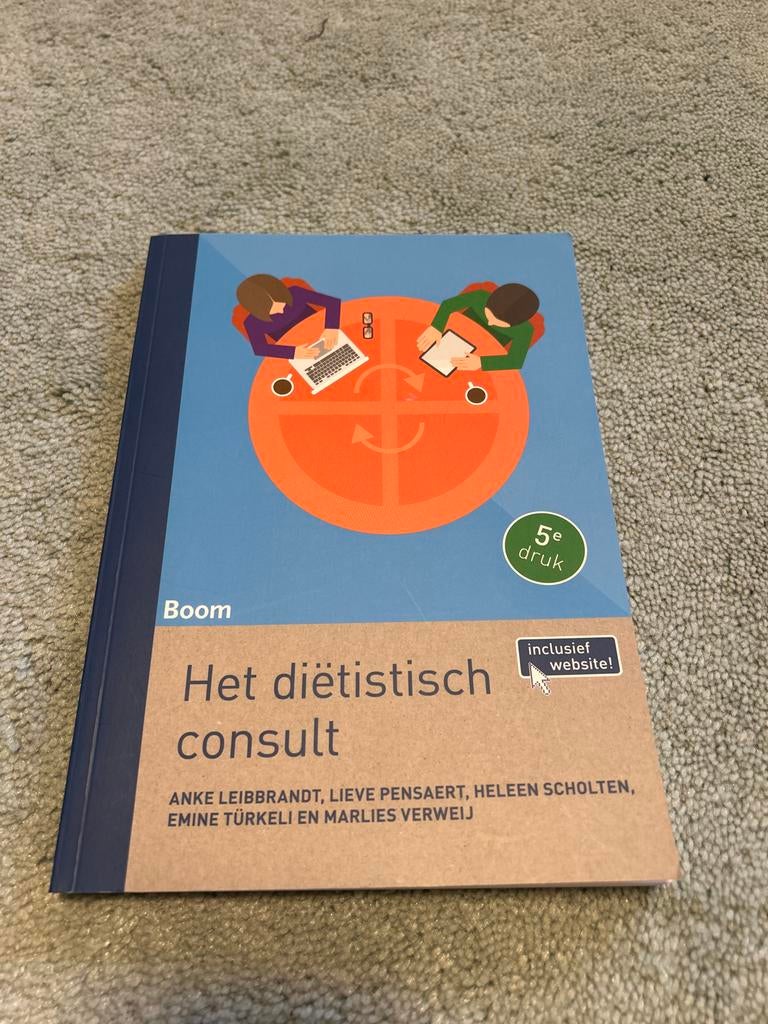 Het diëtistisch consult - 5e druk, Boeken, Ophalen of Verzenden, Gamma, Zo goed als nieuw, HBO