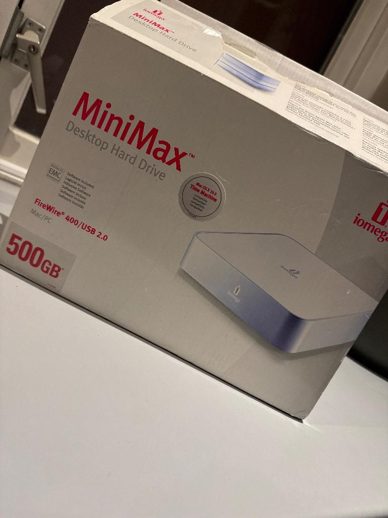 Iomega Minimax 500gb, Ophalen, 500gb, HDD, Nieuw