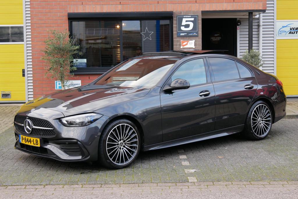 Mercedes-Benz C-klasse 200 Launch Edition AMG Line.pano.memo, Automaat, Adaptive Cruise Control, Achterwielaandrijving, 4 cilinders