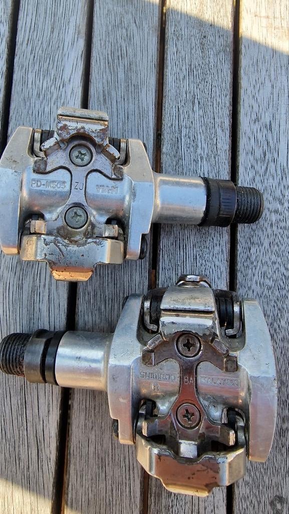 Shimano PD-M505 klik pedalen, Fietsen en Brommers, Ophalen of Verzenden