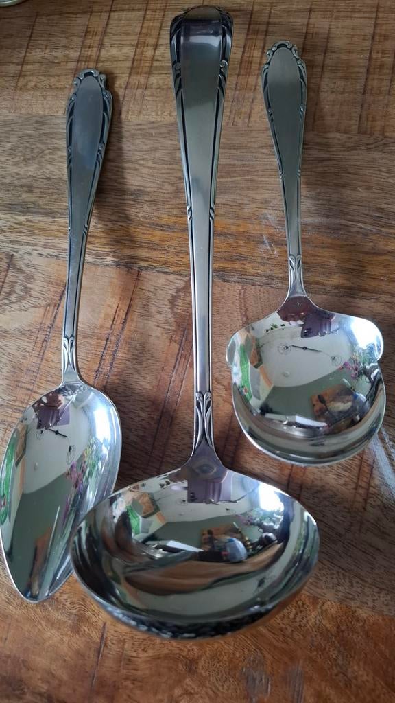 Juslepel, groentelepel en aardappellepel Gero zilmeta, Ophalen of Verzenden