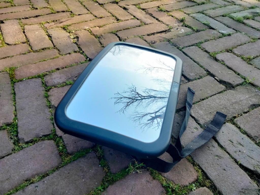 Spiegel achterbank voor autostoelje, Overige merken, Overige methoden, Ophalen of Verzenden, Zo goed als nieuw