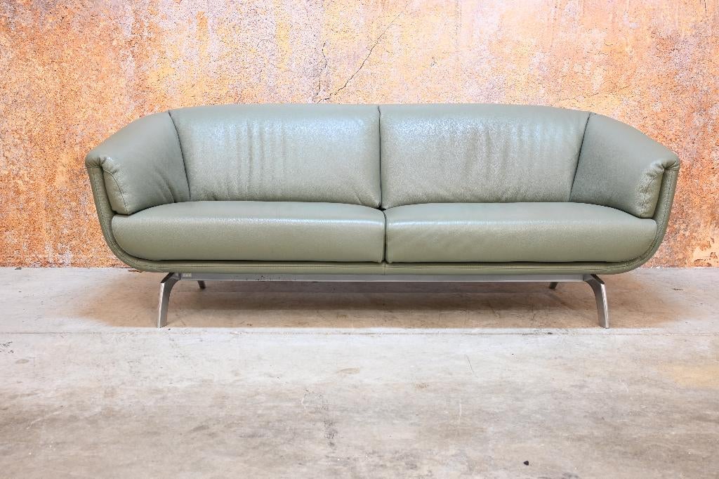 ZGANieuw leren Leolux Ascana electr verstelbare designbank, Huis en Inrichting, Banken | Bankstellen, Leolux, Leolux, Driepersoons