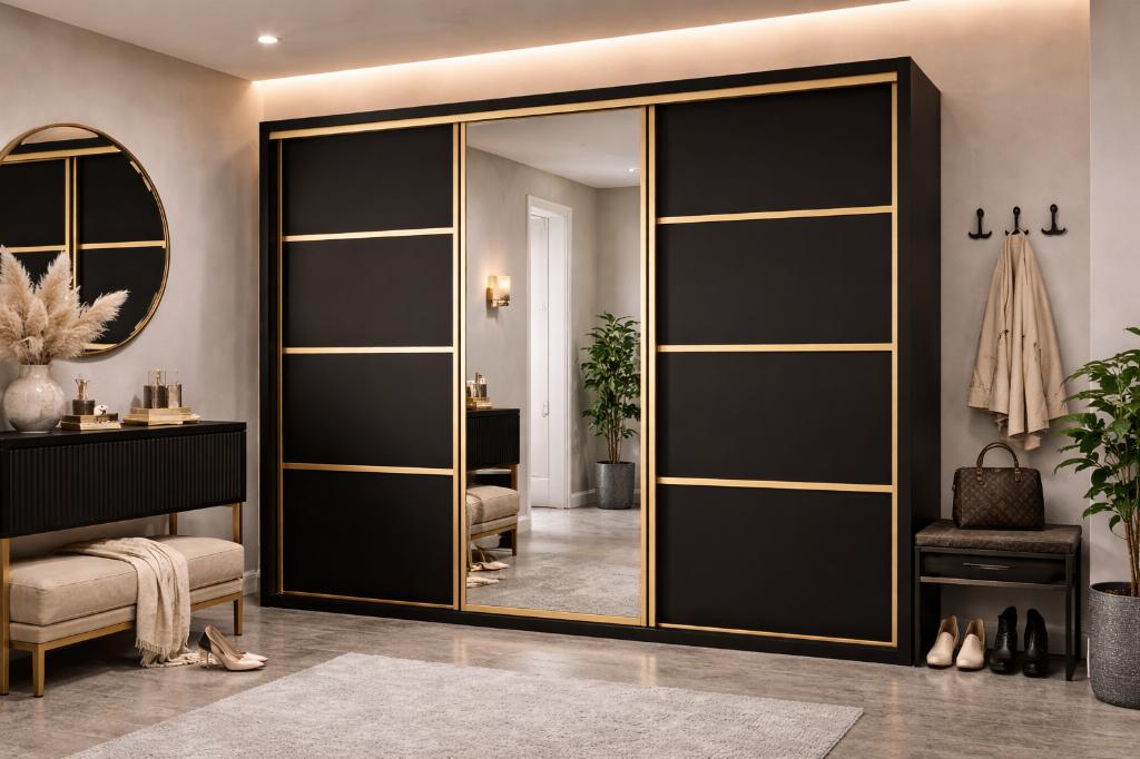 💎Design kledingkast – bezorging & montage inbegrepen 🚚🔧, Met deur(en), Nieuw, 200 cm of meer, Glas