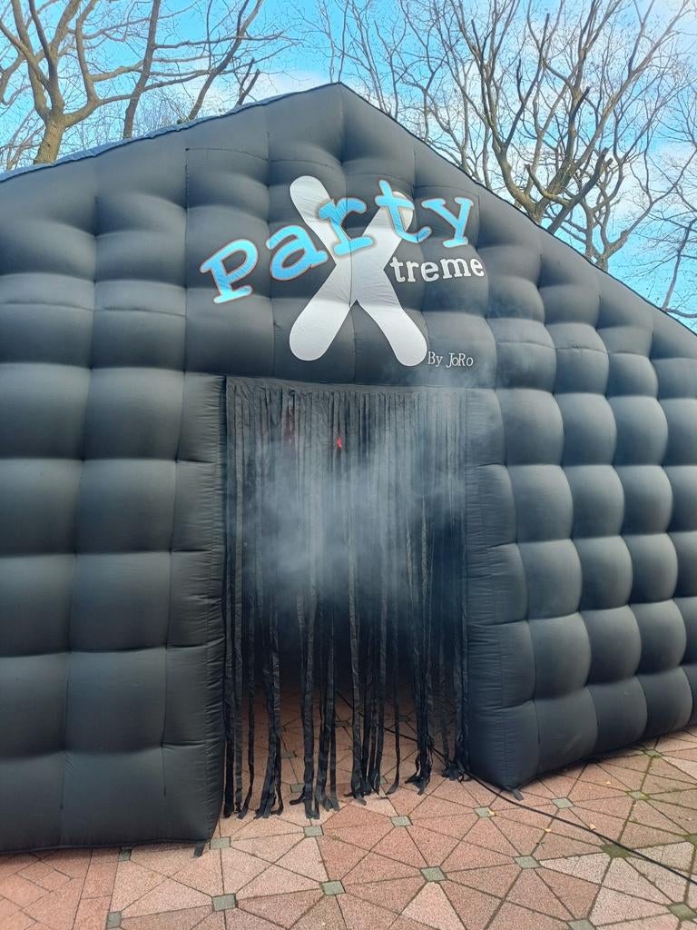 Partytent huren opblaasbaar pvc feestbenodigheden, Hobby en Vrije tijd, Feestartikelen | Verhuur, Ophalen, Nieuw, Verjaardag