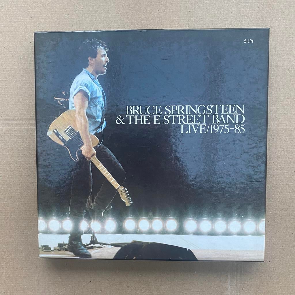 5 lp - box - bruce Springsteen - live 1975/1985, Ophalen of Verzenden, Zo goed als nieuw, 12 inch, Poprock