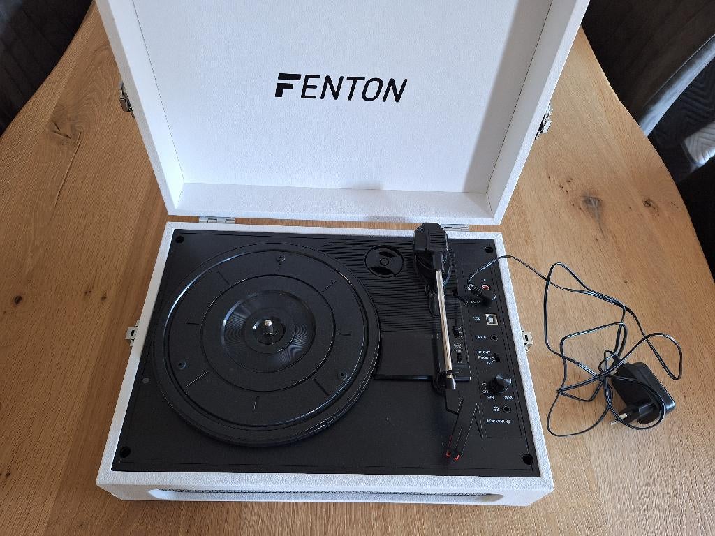 Fenton platenspeler, Ophalen, Zo goed als nieuw, Platenspeler, Overige merken