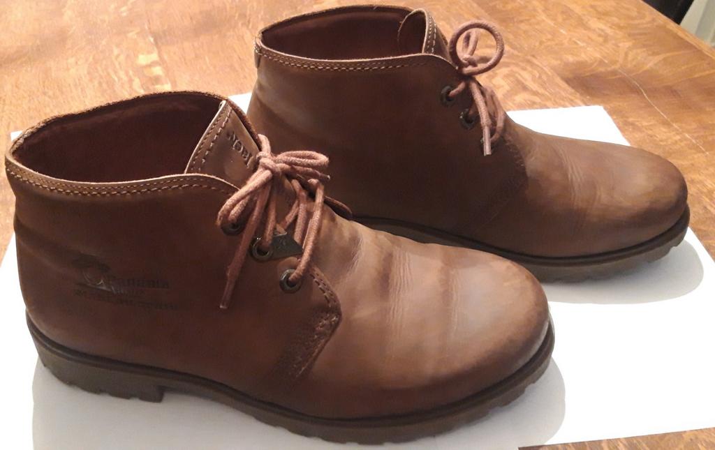 Leren Panama Jack schoenen,  1x gedragen, Bruin, Boots, Ophalen of Verzenden, Zo goed als nieuw