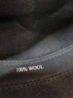 hoed robinsen zwart met bruine leren band 100% wol, Kleding | Heren, Hoeden en Petten, Ophalen of Verzenden, 'T Olde Gre-j, Info@toldegrej.nl