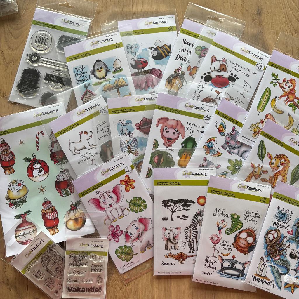 Craft Emotions stempels, Ophalen of Verzenden, Gebruikt, Clearstamp