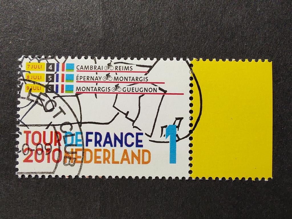 2725 Tour de France 2010, Postzegels en Munten, Postzegels | Nederland, Ophalen of Verzenden