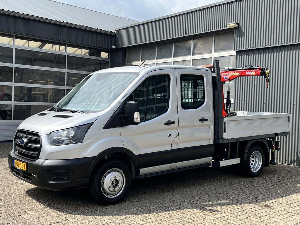 Ford Transit 350 2.0 TDCI DC Laadkraan Telefoonverbinding 3-, Auto's, 13 km/l, Achterwielaandrijving, 4 cilinders, Bedrijf