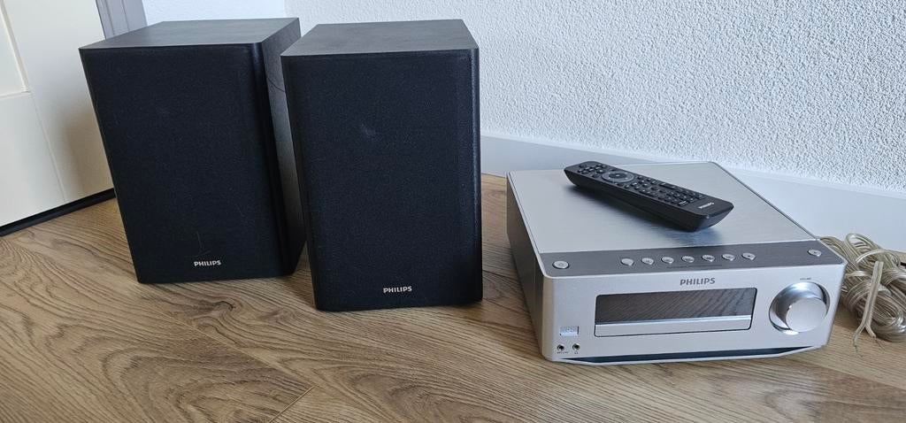 Philips MCM7000 Compact HiFi Systeem met CD, USB en Radio, Philips, Gebruikt, Microset, Tuner of Radio