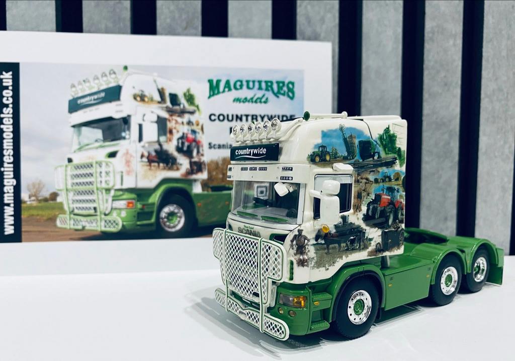 SCANIA COUNTRYWIDE EVOLUTION SHOW TRUCK Wsi 1:50 (02-1569), Ophalen of Verzenden, Zo goed als nieuw, Auto, Wsi