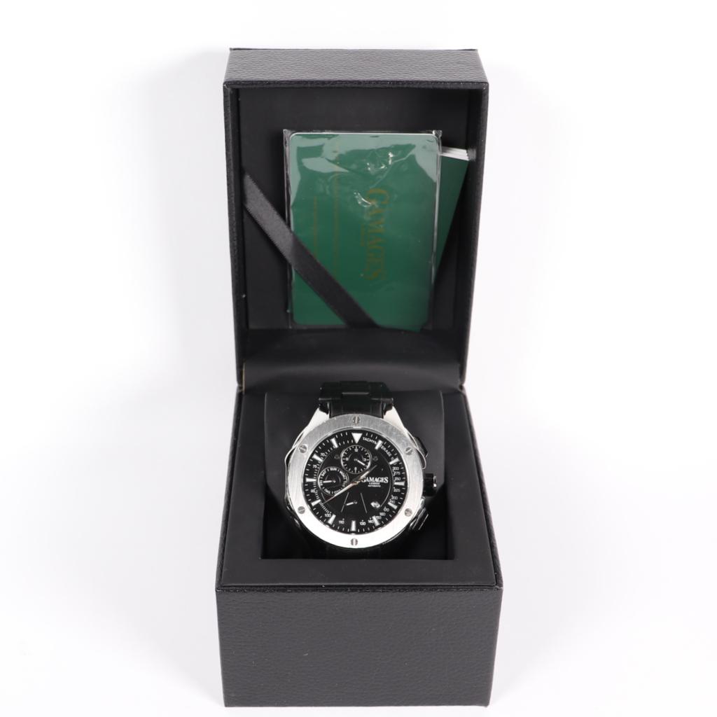 Gamages London Sports Calendar Steel Horloge - A Grade