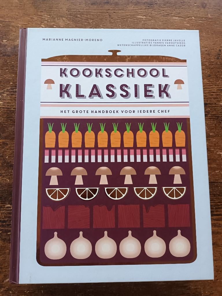 Kookboek handboek kookschool klassiek, Boeken, Ophalen of Verzenden, Zo goed als nieuw