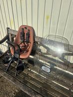 Yepp voorzitje met windscherm, Fietsen en Brommers, Fietsaccessoires | Fietsstoeltjes, Ophalen of Verzenden, Gebruikt