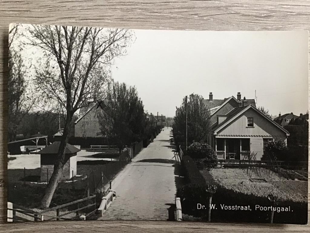 Poortugaal Dr. W.Vosstraat ca 1930, Verzenden, 1920 tot 1940, Gelopen, Zuid-Holland