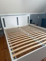 Goed 2 persoonsbed, Huis en Inrichting, Slaapkamer | Bedden, Ophalen, Wit, Tweepersoons, Zo goed als nieuw