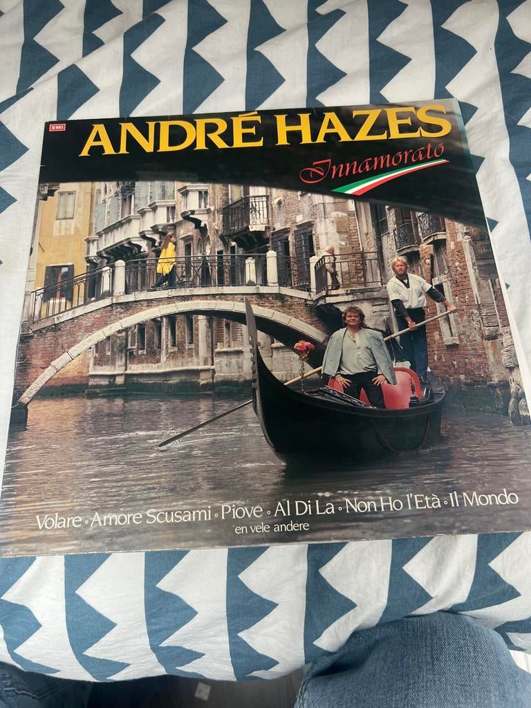 André Hazes - Innamorato LP (Vinyl), Ophalen of Verzenden, Gebruikt, 12 inch, Levenslied of Smartlap