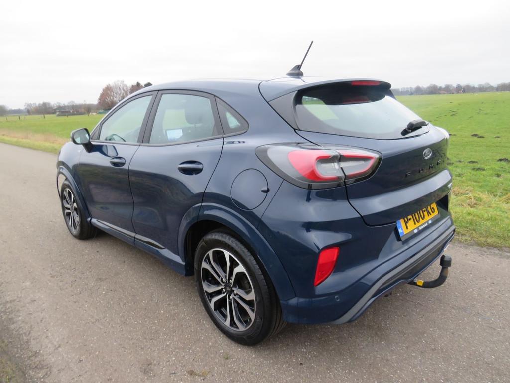 Ford Puma 1.0 ST Line X Hybride Benzine Elektrisch 40.000Km, Auto diversen, Schadeauto's, Blauw, Handgeschakeld, Hybride Elektrisch/Benzine