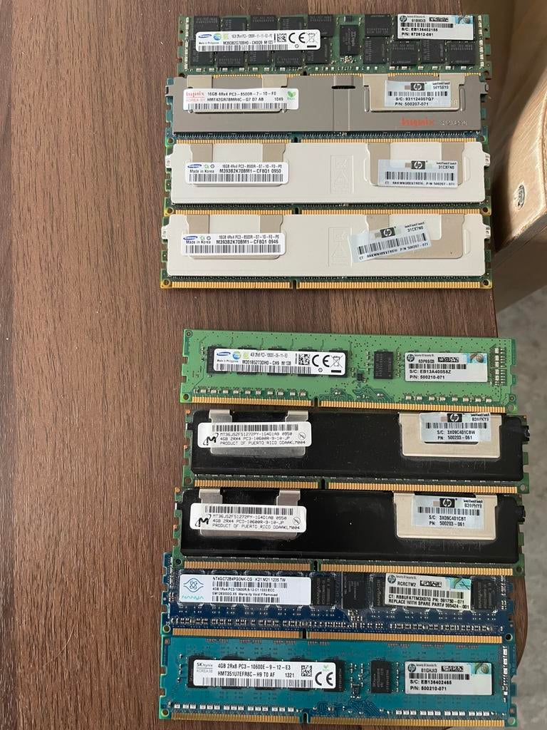DDR3 SERVER RAM, Computers en Software, RAM geheugen, Desktop, 16 GB, DDR3, Ophalen of Verzenden