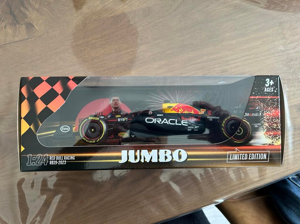 Max Verstappen Red Bull Racing F1 auto 1:24 Jumbo, Overige merken, Auto, 1:32 tot 1:50, Nieuw