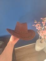 Bruine cowboy hoed small, Ophalen of Verzenden, Gedragen, Hoed